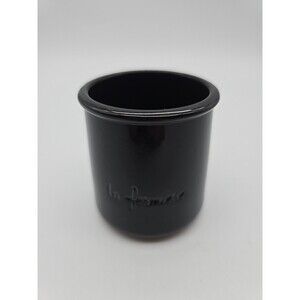 La Fermiere Black Glossy Glazed Yogurt Terracotta Pot Limited